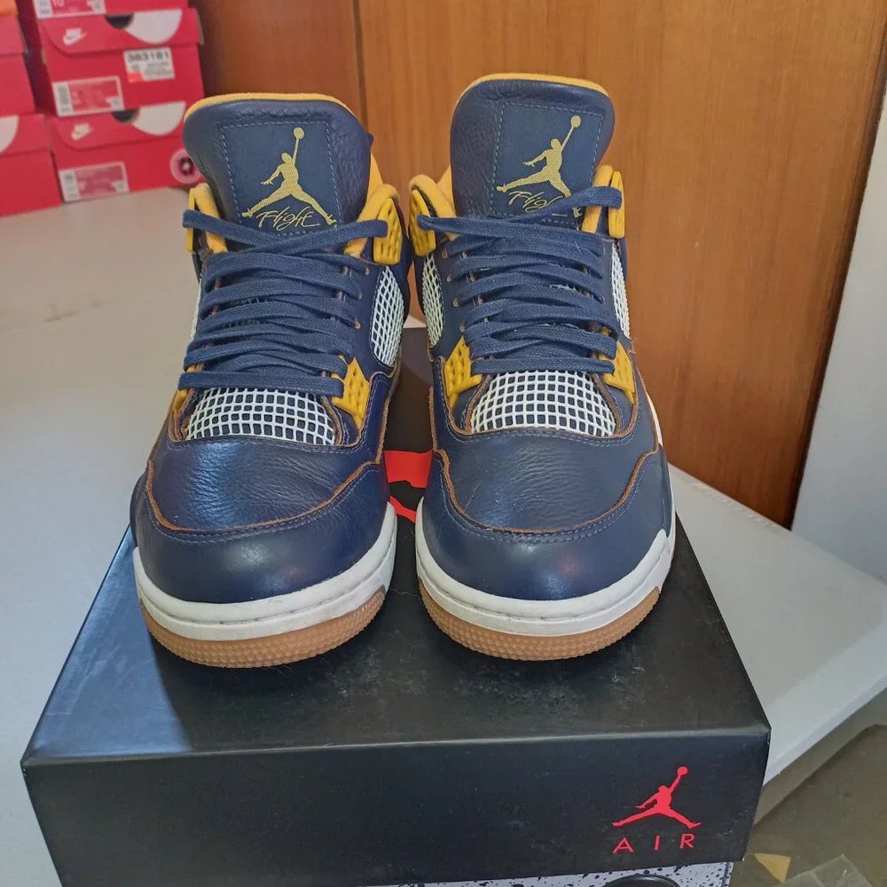 Size 10.5 - Air Jordan 4 Retro Dunk From Above OG box excellent condition - Picture 5 of 13